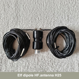 Elf Dipole HF Antenna H25 5-50MHz Portable Dipole Shortwave Antenna 25W Horizontal Bipolar Antenna