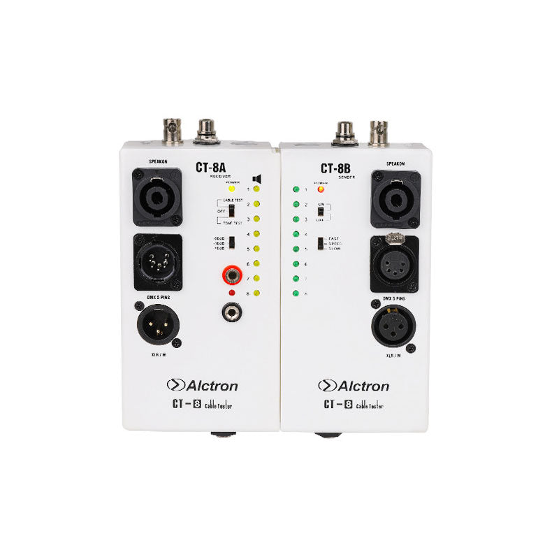Alctron CT-8 Multi-Purpose Audio Cable Tester Audio Cable Checker Boasts 10 Different Test Ports