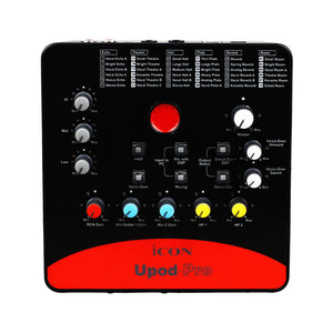 ICON UPOD PRO USB Sound Card Audio Interface with 72 DSP Effects for Computers and Cellphones