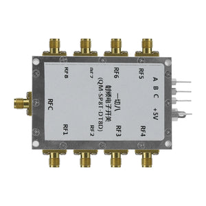 QM-SP8T-DT8D DC-8GHz SP8T Switch RF Switch Microwave Switch Single-Pole Eight-Throw Switch Module