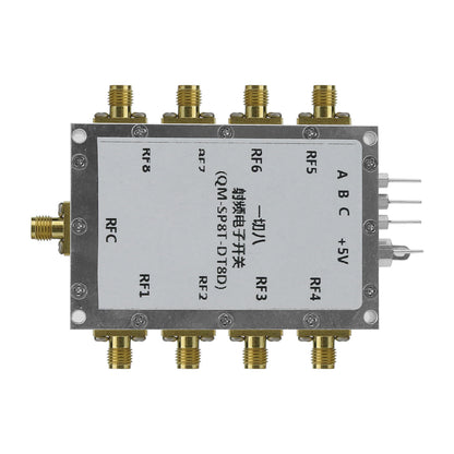 QM-SP8T-DT8D DC-8GHz SP8T Switch RF Switch Microwave Switch Single-Pole Eight-Throw Switch Module