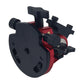 Red EQ Base 25KG Ultra Load Stable Equatorial Mount without Dovetail Slot for Star Adventurer Equatorial