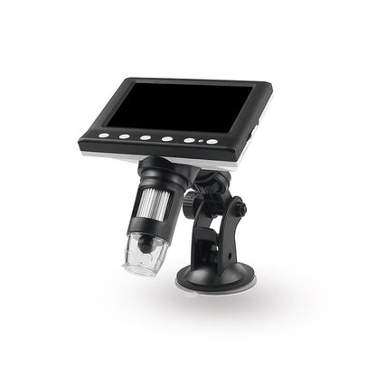 DM7C-B1 50-1000X Digital Zooming Microscope 1-Million Pixel Industrial Electronic Microscope with 4.3-inch Screen