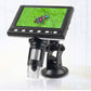 DM7C-B1 50-1000X Digital Zooming Microscope 1-Million Pixel Industrial Electronic Microscope with 4.3-inch Screen