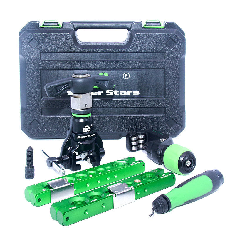Super Stars ST-R806FT-L Manual/Semi-automatic Lightweight Tube Expander with Universal Ratchet Handle and Positioning Slider