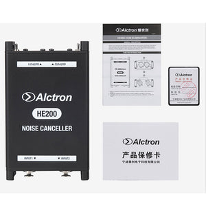 Alctron HE200 Hum Eliminator Ground Loop Isolator Noise Canceller Supports XLR and 6.35mm Connection