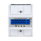 LYD5886 3-Phase 4-Wire 4P 5–100A Mini Energy Meter Digital Electric Meter for 35mm DIN Rail Mount