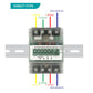 XTM024 3-Phase 4-Wire 4P 5–80A Electric Meter Energy Meter with LCD Display for DIN Rail Mount