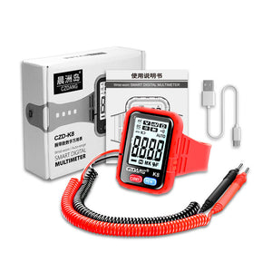CZDANG K8 CZD-K8 200mV–300V Wristband Multimeter Smart Digital Multimeter with Integrated Test Leads