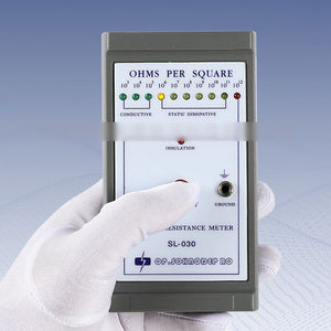 SL-030 Surface Resistance Meter Surface Resistance Tester w/ Copper Strip Electrodes &amp; Portable Size
