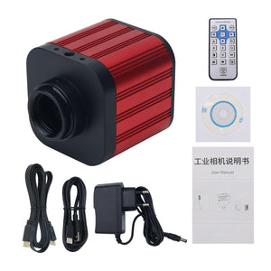 4K Industrial Microscope Camera Kit C-Mount USB Microscope Camera HDMI 1080P For Phone PCB Repair