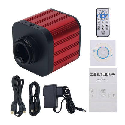 4K Industrial Microscope Camera Kit C-Mount USB Microscope Camera HDMI 1080P For Phone PCB Repair