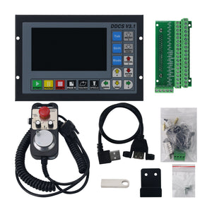 High Performance DDCSV3.1 + 4-Axis with MPG Handwheel CNC Offline Controller for Engraving Milling Machine