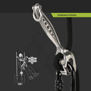 Xinda H Series Descender2 Multifunctional Stainless Steel Climbing Descender Big Dipper Descender for 12mm Ropes