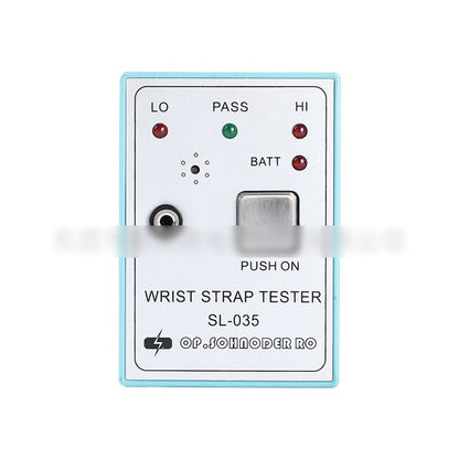 SL-035 ESD Wrist Strap Tester Wall-Mountable Anti-Static Wrist Strap Tester with 750KΩ–10MΩ Range