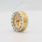 U87 Condenser Mic Capsule 34mm Pure Gold Diaphragm -36±2dB Sensitivity for Live Streaming &amp; Recording