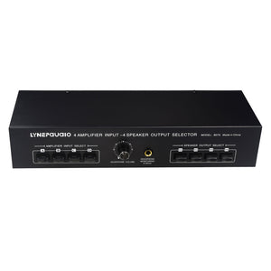 B075 4-IN 4-OUT Power Amplifier Speaker Switcher 300W Lossless Speaker Switch Distributor