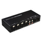 B082 3-IN 3-OUT Fully Balanced Audio Switcher XLR RCA Stereo Signal Source Selection Switcher Active Speaker Volume Adjuster