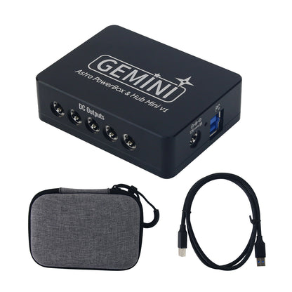 Gemini New USB3.0 Mini Portable Power Supply Management Box Astronomical Power Hub Box DC12V