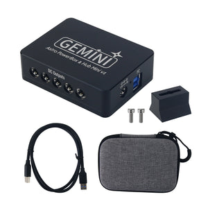 Gemini New USB3.0 Mini Portable Power Supply Management Box Astronomical Power Hub Box with Height Increasing Dovetail Plate