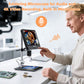 AD208SE 4K UHD HDMI-compatible Digital 1500X Electronic Microscope with 10.1-inch LCD for Electronics Repairing