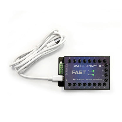 FS-3F 3-Channel Fast LED Analyzer Color Sensor Automatic LED Tester for Electronics LED Color and Brightness Automated Testing