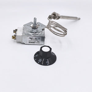 ARB-33-204Q Fryer Thermostat RX-1-36 Replacement 204°C 0.67A 5V DC (3/8"-18 NPT 200°F-400°F) + Knob