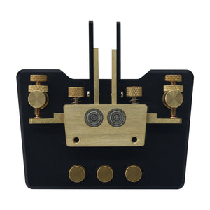 MK-03 3.5mm Base Version Brass CW Morse Key Shortwave Radio Telegraph Automatic CW Key for Amateur Radio