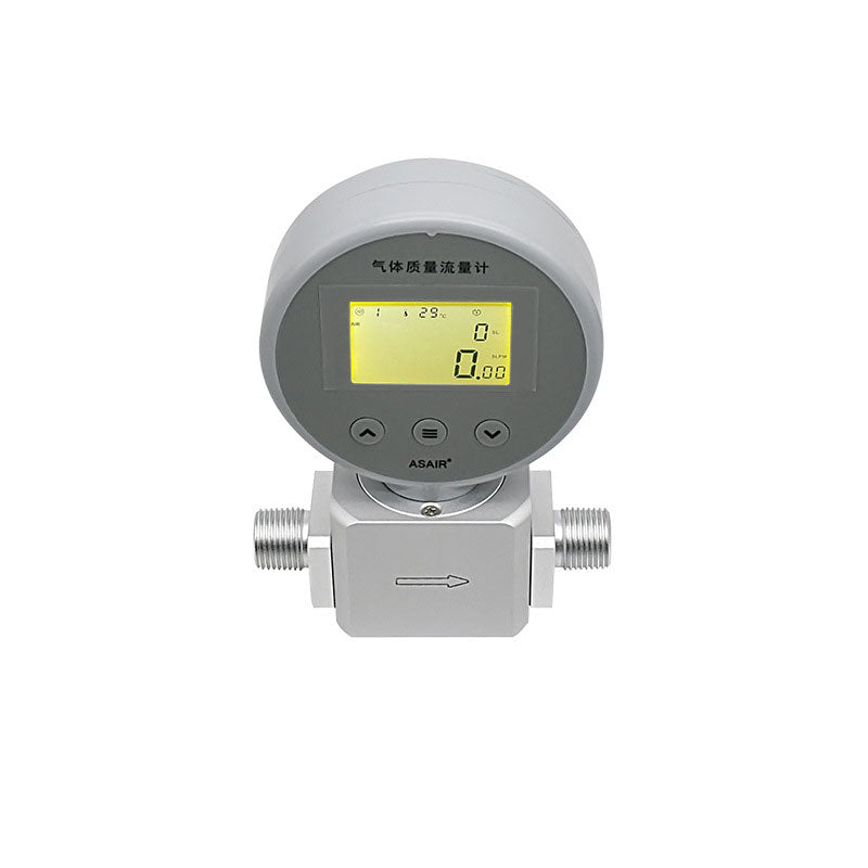 ASAIR AMS2106R02 CO₂ Gas Mass Flow Meter 1-100L/min Thermal Mass Flow Meter Supports Modbus-RTU