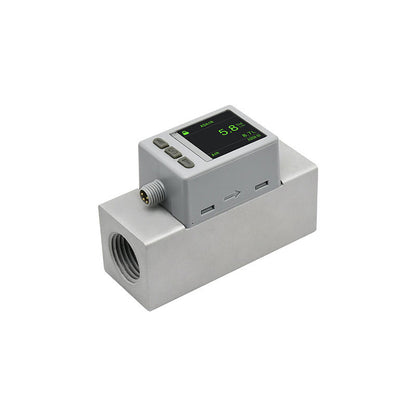 ASAIR AMS2000 Digital Gas Mass Flow Meter Thermal Mass Flow Meter 0-500L/min for Oxygen Air Nitrogen