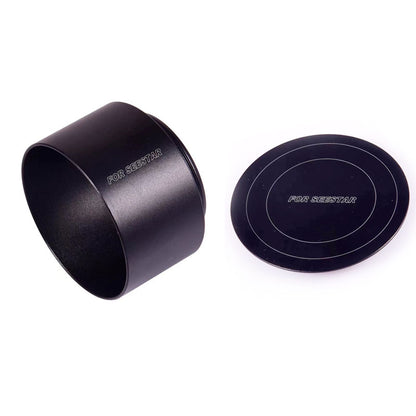 Metal Dew Shield and Seestar S50 Dust Cover Kit Designed for ZWO Seestar S50 Smart Telescope