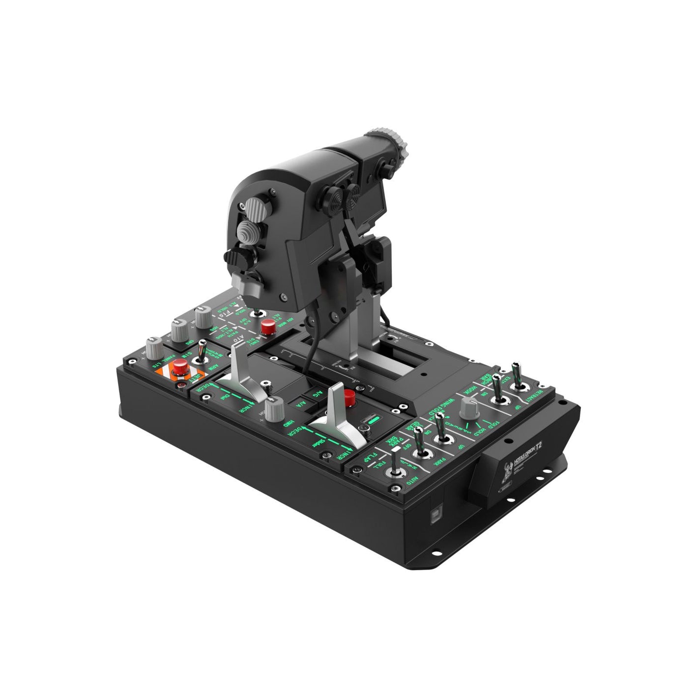 WINWING Orion2 StrikeAce E Metal Throttle Base and Grip Flight Game Simulator Kit without Finger Lift
