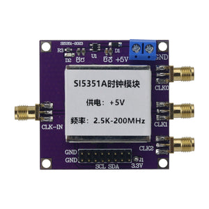 SI5351A-V2 Core Board 2.5kHz-200MHz Adjustable Clock Signal Generator Module 0.5PPM Stability VCXO