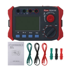 FR3015E 250-2500V 100Gohm High Voltage Insulation Resistance Tester High Performance Megohmmeter Support USB Connection