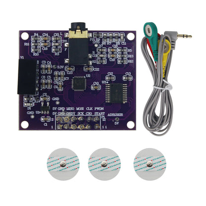 ADS1292R ECG Module ECG Front End Respiration Heart Rate Impedance Acquisition Suitable for STM32