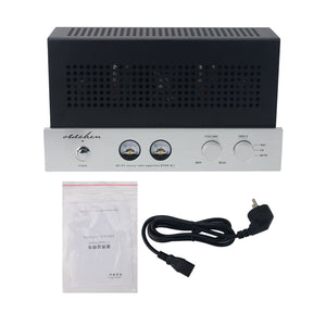 KT88-K1 VU Meter Version Class A HiFi Pure Electronic Tube Amplifier 15Wx2 Output with 5 Vacuum Tubes