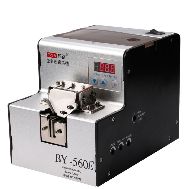 Bangyuan BY560E Fully Automatic Digital Display Screw Feeder 0-5mm 500CC Screw Supply Machine with Intelligent Counting Panel