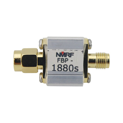 NMRF FBP-1880s 1850-1910MHz SAW Band Pass Filter 1dB Passband with SMA Connector for PCS Signal Testing