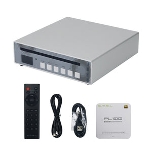 SMSL Silvery PL100 Digital CD Player Support for MQA Decoding Headphone Amplifier with Remote Control