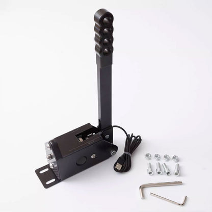 HB05 USB Handbrake Linear/Button Dual Mode Control Game Simulation Handbrake Compatible with G29/T300GT