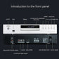 AirDance Silvery BT-450 Bluetooth5.2 CD Player Lossless OPA2604 HiFi Op Amp Stereo CD Player DTS Decoding