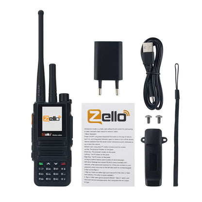 HAMGEEK T95 Dual-mode POC Radio Public Network Walkie Talkie Supports VHF 136-174MHz Zello 3G/4G/5G Wifi