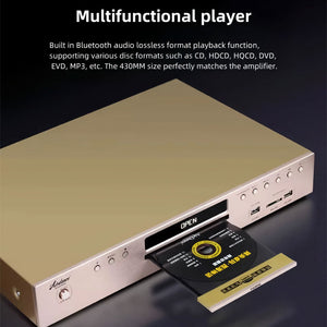 AirDance Golden HD-1500S Full HD DVD Player Bluetooth5.2 USB Lossless CD Player Support 1080P HD Output