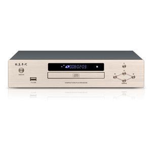 Rose-gold MCD30 Professional CD Player NE5532 Op Amp Bluetooth5.0 2-Channel Lossless HiFi CD Player