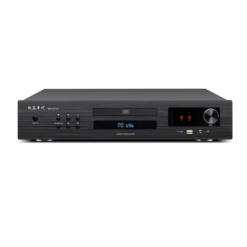 Black MH-D112 HiFi Lossless CD Player Bluetooth5.2 6*1N Electronic Tube Headphone Amplifier Output
