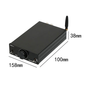 D325T TPA3255 Portable Power Amplifier Bluetooth5.4 300Wx2 High Power Audio Amplifier without Power Adapter