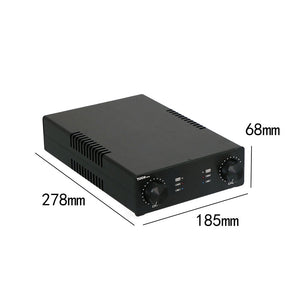 D500 Dual Channel 500W+500W High Power Amplifier IRS2092S HiFi Professional Audio Amplifier Built-in Dual Cooling Fan