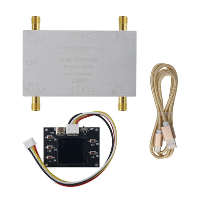 RF-8GHz-60DB Programmable Attenuator + Type-C Cable + Offline Main Control Board + Serial Port Adapter Cable