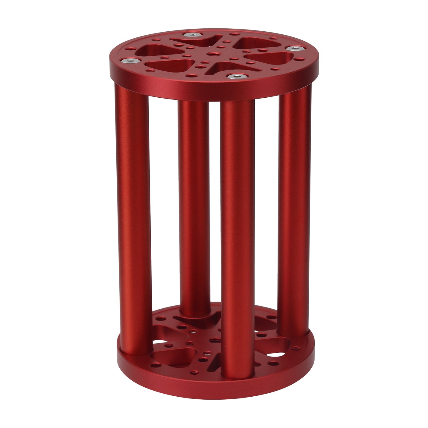 TeSeek MT-6 195mm (7.7") EQ Mount Pier Extension (Red/Silver/Black) for Sky-Watcher EQ6 and 3/8" Screw Tripods