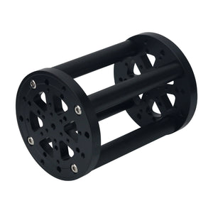 TeSeek MT-Max 200mm (7.9") Heavy-Duty EQ Mount Pier Extension (Black/Silver) for iOptron CEM60 and CEM70